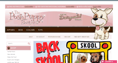 Desktop Screenshot of poshpuppyboutique.com